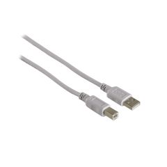 Powertech Cable USB 2.0 Α to Β - 3m - Γκρι Copper - CAB-U077