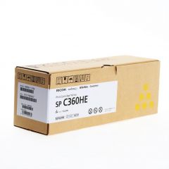 Toner Laser Ricoh SPC360HE Yellow 5k Pgs