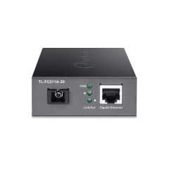 TP-Link TL-FC311A-20 10 100 1000 Mbps RJ45 to 1000 Mbps Single-mode SC WDM Bi-Directional Fiber Converter