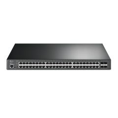 TP-Link TL-SG3452XP JetStream 48-Port Gigabit and 4-Port 10GE SFP+ L2+ Managed Switch with 48-Port PoE+