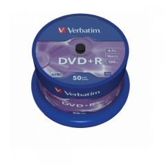 DVD R VERBATIM 43550 AZO 4.7GB 16X MATT SILVER SURFACE