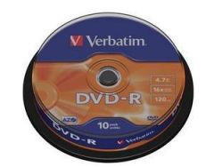 DVD-R VERBATIM 43523 AZO 4.7GB 16X MATT SILVER SURFACE