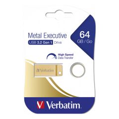 Verbatim Metal Executive 64GB USB 3.0 Stick Χρυσό