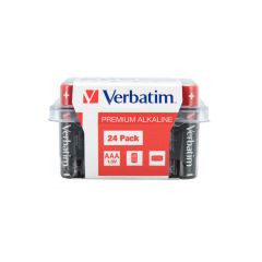 Verbatim AAA Battery Alkaline 24 Pack (Box) - 49504