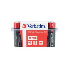 Verbatim AA Battery Alkaline 24 Pack (Box) - 49505