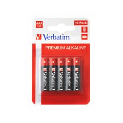 Verbatim AAA Battery Alkaline 10 Pack - 49874