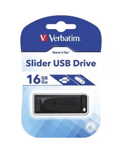 Memory USB 2.0  - Store'n'Go  Slider Black 16GB