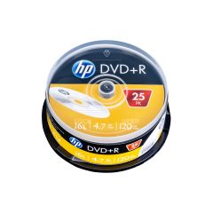 HP DVD+R 16X 25PK cake box 4.7GB - 69329